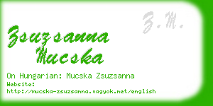 zsuzsanna mucska business card